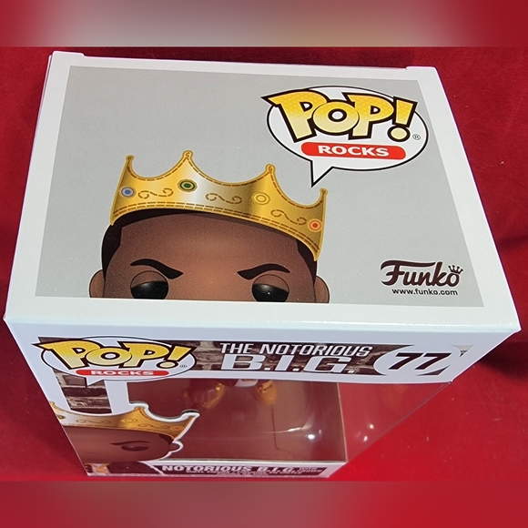 Notorious b.i.g. with crown funko # 77 (nib) - Picture 5 of 7